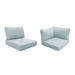 High Back Cushion Set for FLORENCE-07c in Spa - TK Classics CUSHIONS-FLORENCE-07c-SPA