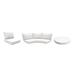 High Back Cover Set for FLORENCE-08b in Sail White - TK Classics CK-HB-FLORENCE-08b-WHITE