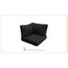 High Back Cushion Set for FLORENCE-03b in Black - TK Classics CUSHIONS-FLORENCE-03b-BLACK