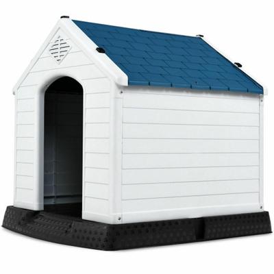 Costway Plastic Waterproof Ventilate Pet Puppy House