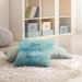 East Urban Home Live Laugh Love Throw Pillow Polyester/Polyfill blend in Blue | 26 H x 26 W x 3 D in | Wayfair 30F063142AC543CFB34D31A47BB7549B