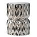 Mercer41 Susie Ceramic Accent Stool Ceramic in Gray | 18.1 H x 13 W x 13 D in | Wayfair 65B1F75EED434AA195C034E6D6E190C4