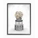 Stupell Industries 'Fashion Flower Box Stack Neutral Painting' Graphic Art Paper in Gray | 14 H x 11 W x 0.5 D in | Wayfair ygg-169_fr_11x14