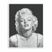 Winston Porter 'Marilyn Monroe Black & White Portrait Illustration' by Penny Lane Publishing Photograph Print in Brown | Wayfair