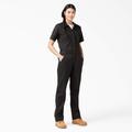 Dickies Women's Flex Cooling Short Sleeve Coveralls - Black Size L (FV332F)