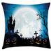 East Urban Home Halloween Indoor/Outdoor 36" Throw Pillow Cover Polyester | 36 H x 36 W x 0.1 D in | Wayfair 4C81FACA40A24552B094E3BBDC3E03C0