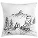 East Urban Home Indoor/Outdoor 36" Throw Pillow Cover Polyester | 36 H x 36 W x 0.1 D in | Wayfair 0CC9DA724FAB4664A7C03931D4AEBC3F