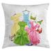 East Urban Home Indoor/Outdoor 26" Throw Pillow Cover Polyester | 26 H x 26 W x 0.1 D in | Wayfair 74E786E908F545B2B7B1204DAA81D3AD