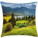 East Urban Home Indoor/Outdoor 28" Throw Pillow Cover Polyester | 28 H x 28 W x 0.1 D in | Wayfair BFCD146A7FDB4139BDF49CDA18E6F768