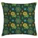 East Urban Home Floral Indoor/Outdoor 28" Throw Pillow Cover Polyester | 28 H x 28 W x 0.1 D in | Wayfair 9E24032A084B4A13B73272EAC4CB83FA