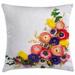 East Urban Home Floral Indoor/Outdoor 36" Throw Pillow Cover Polyester | 36 H x 36 W x 0.1 D in | Wayfair 8DA773D417544C2A9A2F7F372F557CD6