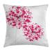 East Urban Home Bouquet Flower Arrangement Gardening Plant Romantic Indoor/Outdoor Floral 26" Throw Pillow Cover | 36 H x 36 W x 0.1 D in | Wayfair