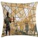 East Urban Home Indoor/Outdoor 36" Throw Pillow Cover Polyester | 36 H x 36 W x 0.1 D in | Wayfair 6D508FBDD2154D79A83A6EF051DFF0FA