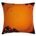 East Urban Home Halloween Indoor/Outdoor 36" Throw Pillow Cover Polyester | 36 H x 36 W x 0.1 D in | Wayfair C9EDFD72EB3B4AD2A9CBC875CDCFD247