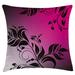 East Urban Home Floral Indoor/Outdoor 28" Throw Pillow Cover Polyester | 28 H x 28 W x 0.1 D in | Wayfair AC072D7D85CA42C69FF313156B56B74D