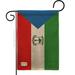 Breeze Decor Equatorial Guinea 2-Sided Polyester 18.5 x 13 in. Garden Flag in Green/Red | 18.5 H x 13 W in | Wayfair BD-CY-G-108305-IP-DB-D-US15-BD