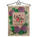 Breeze Decor Love You Lots Mommy Burlap Summer Mother's Day 2-Sided Burlap 19 x 13 in. Garden Flag in Brown/Green | 18.5 H x 13 W in | Wayfair