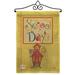 Breeze Decor School Days Burlap Special Occasion & Education 2-Sided Polyester 19 x 13 in. Garden Flag in Brown | 18.5 H x 13 W x 0.1 D in | Wayfair