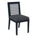 Braxton Culler Pine Isle Side Chair Upholstered/Wicker/Rattan/Fabric in Blue | 36 H x 18 W x 24 D in | Wayfair 1023-028/0851-61/NAVY