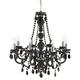 Searchlight 8888-8GY Marie Therese 8 Light Ceiling Pendant Light in Charcoal Grey