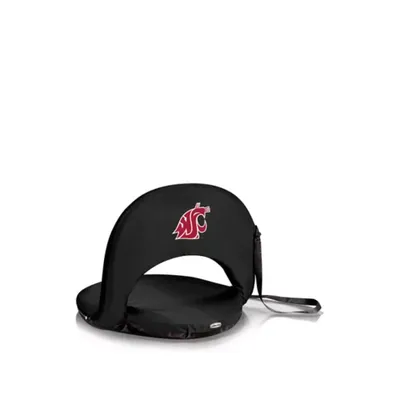 Ncaa Washington State Cougars Oniva Portable Reclining Seat, Black