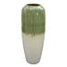 World Menagerie Belhaven Floor Vase Ceramic in Green/White | 42 H x 15.75 W x 15.75 D in | Wayfair DA42F101114F474EA7EA7E23B6626B5E