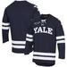 Men's Under Armour Navy Yale Bulldogs UA Replica Hockey Jersey