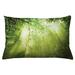 East Urban Home Forest Indoor/Outdoor Lumbar Pillow Cover Polyester | 16 H x 26 W x 0.1 D in | Wayfair D2340FF413F64D669AA716452E6F9CD4