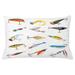 East Urban Home Fishing Indoor/Outdoor Lumbar Pillow Cover Polyester | 16 H x 26 W x 0.1 D in | Wayfair C8B2C82C78C348FD85AE4105F76B94F7