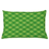 East Urban Home Irish Indoor/Outdoor Plaid Lumbar Pillow Cover Polyester | 16 H x 26 W x 0.1 D in | Wayfair 40AB7FA201544E5DA1518BA847D9F23C