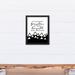 Harriet Bee Maines Let Him Sleep He Will Move Mountains Framed Art Canvas in Black/White | 15.73 H x 12.73 W x 1.25 D in | Wayfair