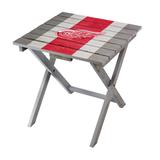 Imperial Gray Detroit Red Wings Folding Adirondack Table