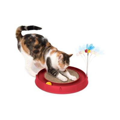 Catit Play Scratch Pad Circuit Ball Cat Toy