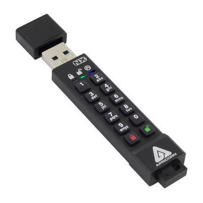 Apricorn Aegis Secure Key 4GB 3NX Encrypted USB 3.1 Flash Drive ASK3-NX-4GB