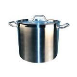 Winco SST-24 24 qt. Stainless Steel Stock Pot with Cover screenshot. Cooking & Baking directory of Home & Garden.