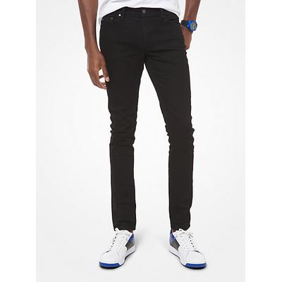 Michael Kors Slim-Fit Stretch-Cotton Jeans Black 38X34