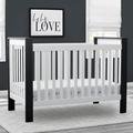 Delta Children Miles 4-in-1 Convertible Crib Wood in Gray/White | 39.5 H x 29.5 W in | Wayfair W100150-181