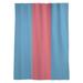 East Urban Home Mississippi Rebellion Window Striped Sheer Rod Pocket Single Curtain Panel Sateen in Red/Green/Blue | 84 H in | Wayfair