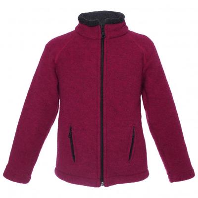 Reiff - Kid's Wollfleecejacke Colori - Merinojacke Gr 152 lila/rot