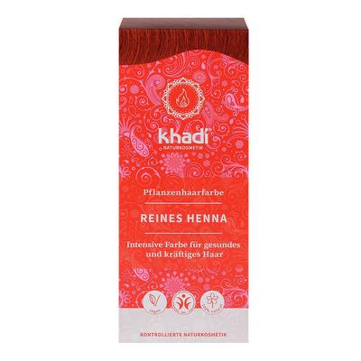 Khadi Naturkosmetik - Pflanzenhaarfarben - Reines Henna Rot 100g