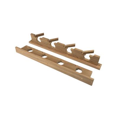 Whitecap Lock-In Four-Rod Storage Rack Teak 60620