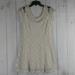 Free People Dresses | Free People Ivory Crochet Shoulder Dress Small | Color: Cream | Size: S