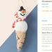 Anthropologie Holiday | Kate Jenkins Frosty Snowcone Christmas Ornament | Color: Cream/White | Size: Os