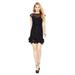 Jessica Simpson Dresses | Jessica Simpson Black Embroidered Ruffles Dress | Color: Black | Size: 6 (See Description)