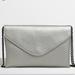 J. Crew Bags | Jcrew Silver Leather Bag | Color: Silver | Size: Os