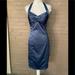Jessica Simpson Dresses | Jessica Simpson Nwot Satin Blue Halter Dress 10 | Color: Blue | Size: 10
