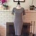 Lularoe Dresses | Excellent Condition Lularoe Julia | Color: Gray/Yellow | Size: Xs