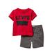 Levi's Matching Sets | Levis Baby Boy 2 Piece Set | Color: Gray/Red | Size: Various