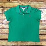 Lilly Pulitzer Tops | Lilly Pulitzer Green Island Polo Shirt Size Medium | Color: Green | Size: M