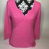 Lilly Pulitzer Tops | Lilly Pulitzer Crochet W/Camisole Top Shell Size L | Color: Pink | Size: L